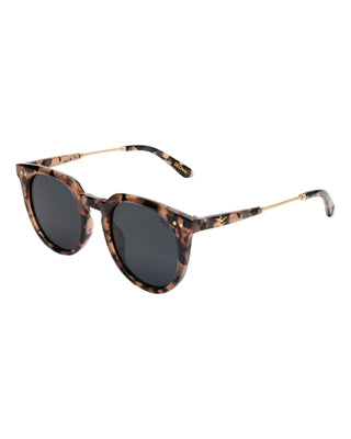 I-SEA Women's Ella Sunglasses - Blonde Tort/Smoke Polarized Lens