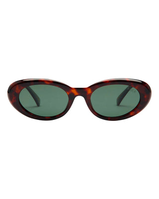 I-SEA Women's Jagger Sunglasses - Tort/Green Polarized Lens