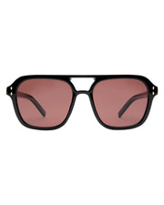 I-SEA Women's Monaco Sunglasses - Black/Plum Polarized Lens