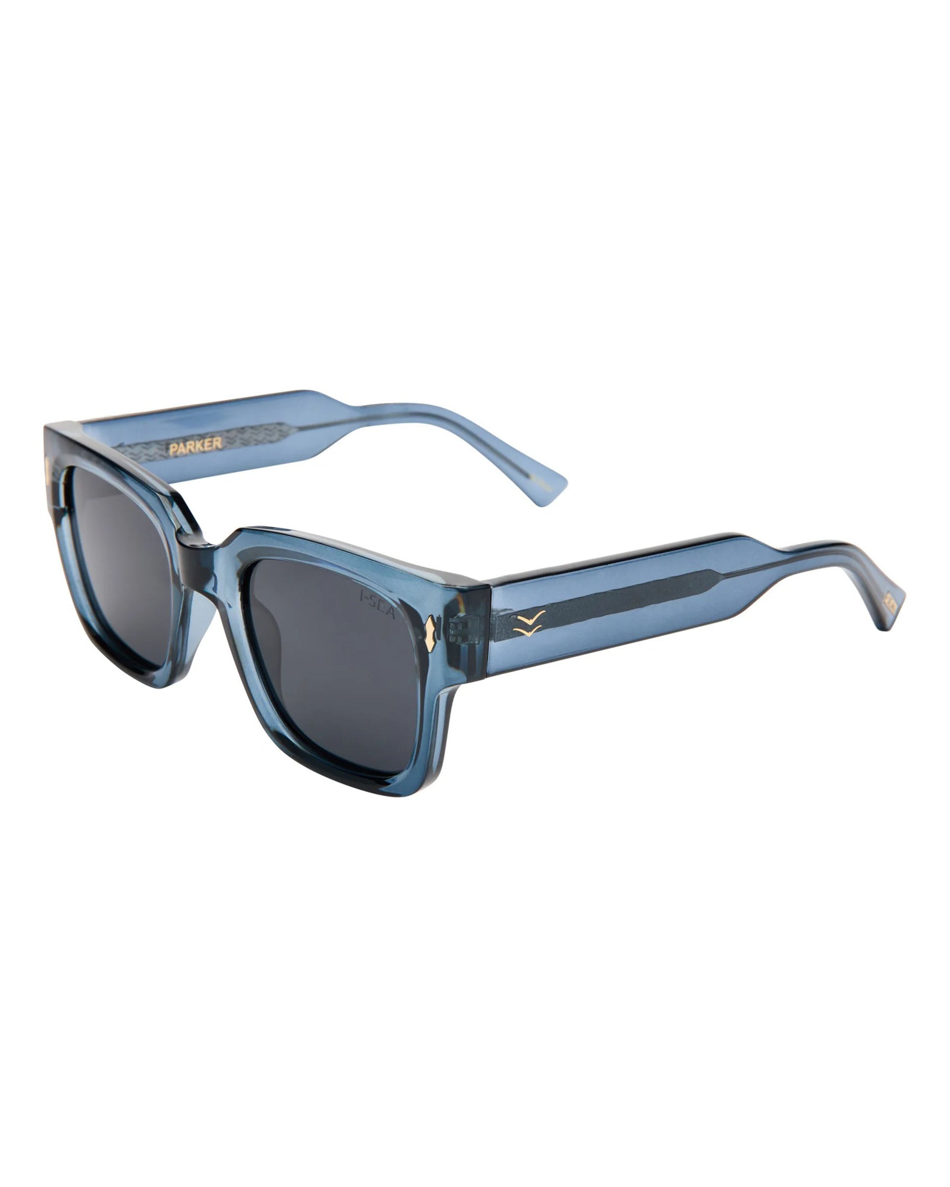 I-SEA Parker Sunglasses - Dark Seas/Smoke Polarized Lens