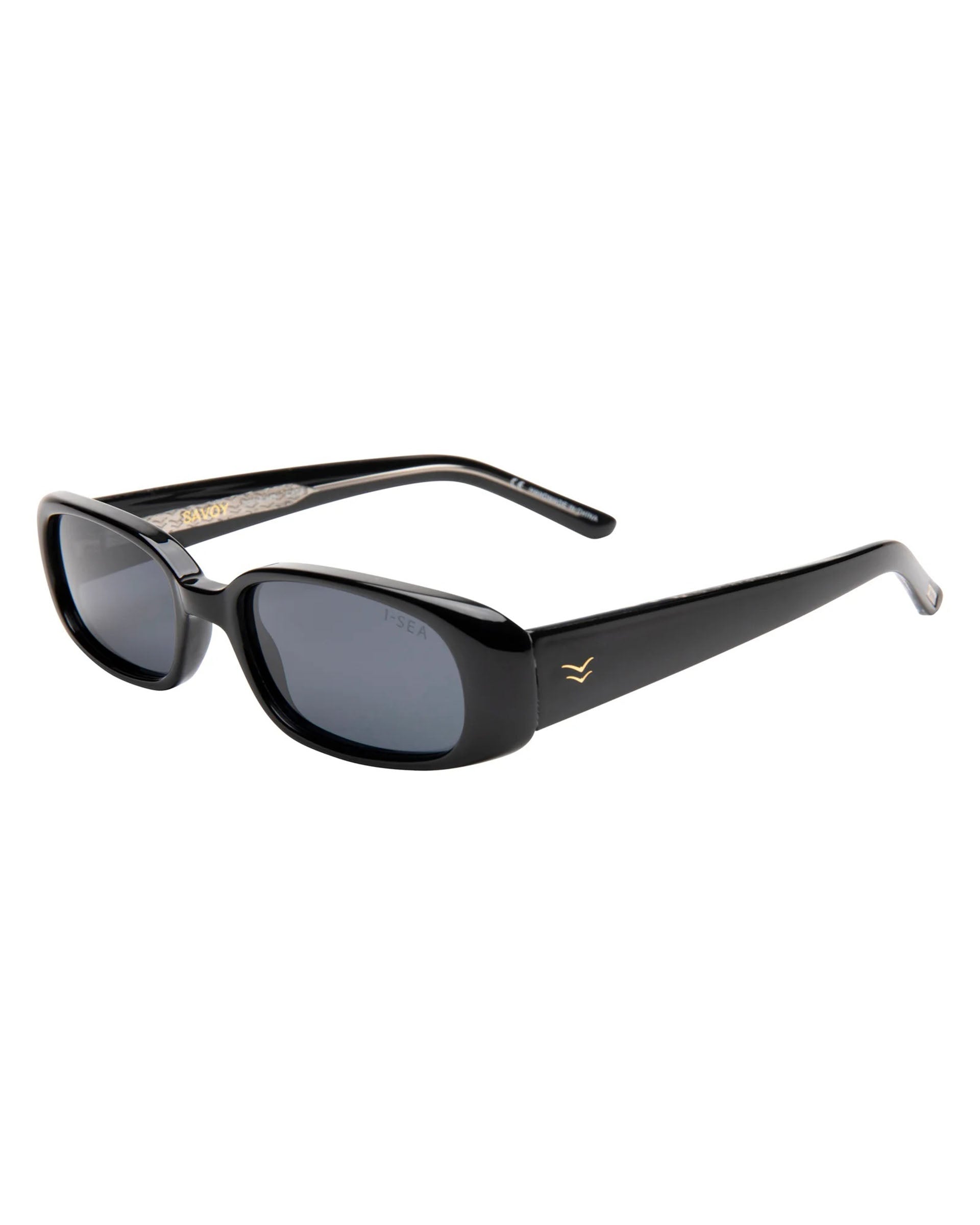I-SEA Savoy Sunglasses - Black/Smoke Polarized Lens