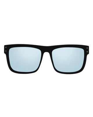 I-SEA V Lander Sunglasses - Black Soft Touch Rubber/Blue Mirror Polarized