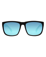 I-SEA Men's Wyatt Sunglasses - Black/Ice Blue Polarized Lens