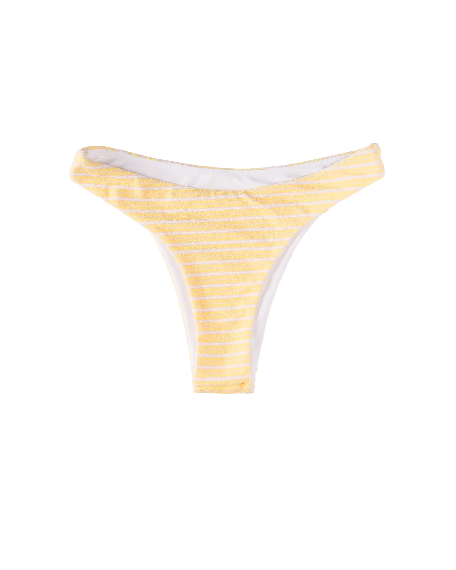 Danielle Brown Imogene Swim Bottoms - Lemon Stripe