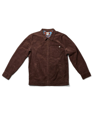 Instinct Surf Men's J-Bay Corduroy Jacket - Chocolate