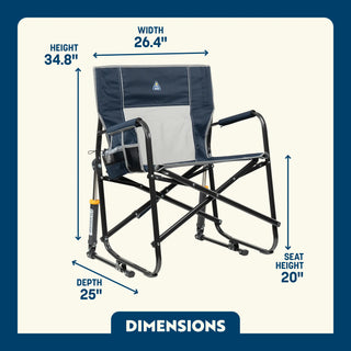 GCI Outdoor Freestyle Rocker XL™ Chair - Indigo