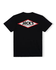 Simple Diamond S/S Tee - Black