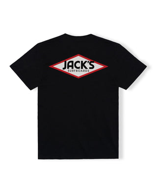 Simple Diamond S/S Tee - Black