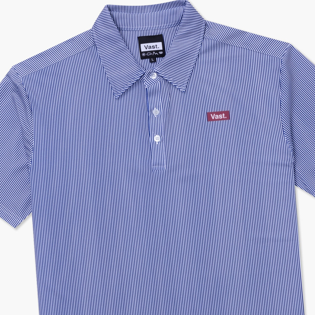 Aqua Terra Linear Polo Shirt