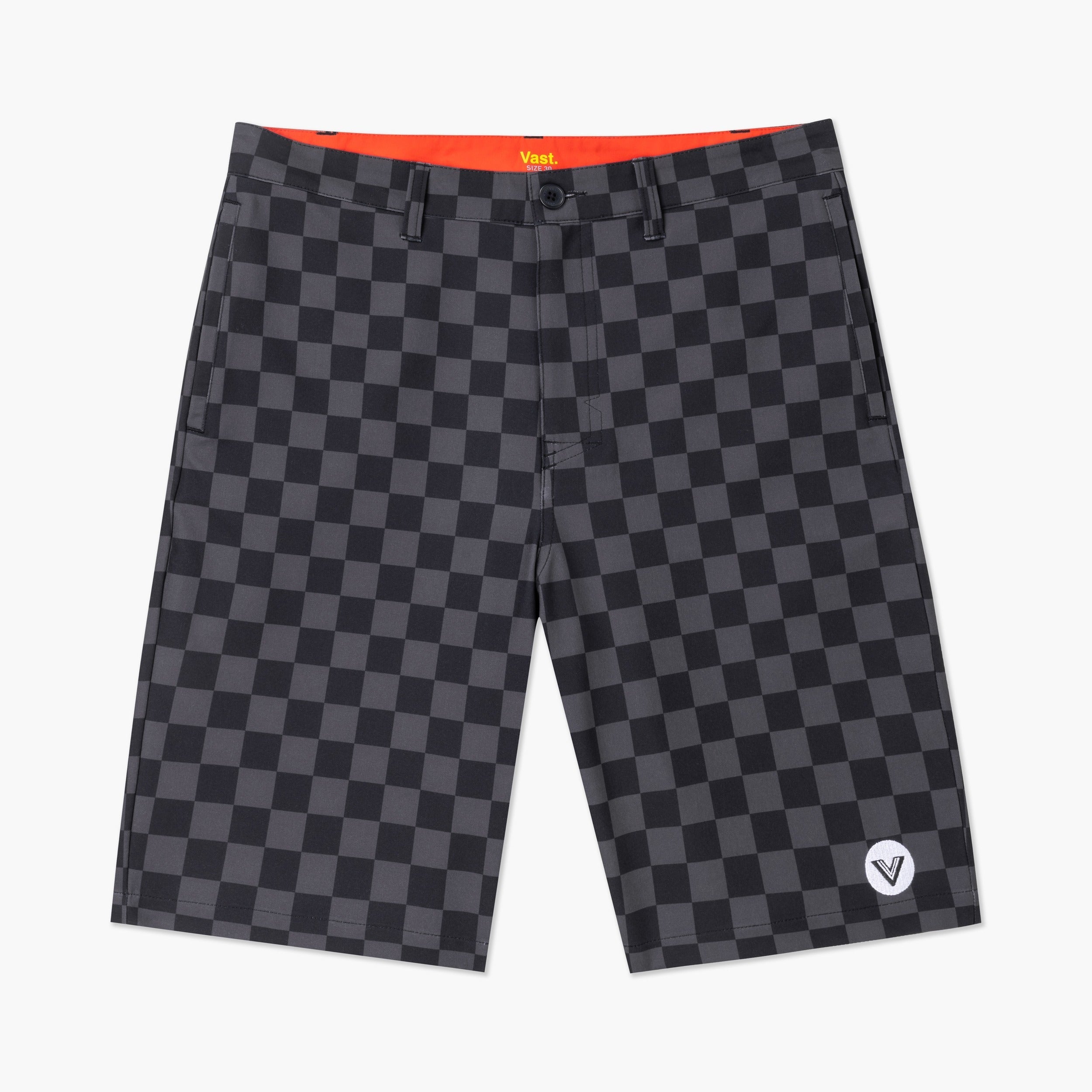 Check Check Hybrid Short - Black