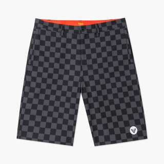 Check Check Hybrid Short - Black