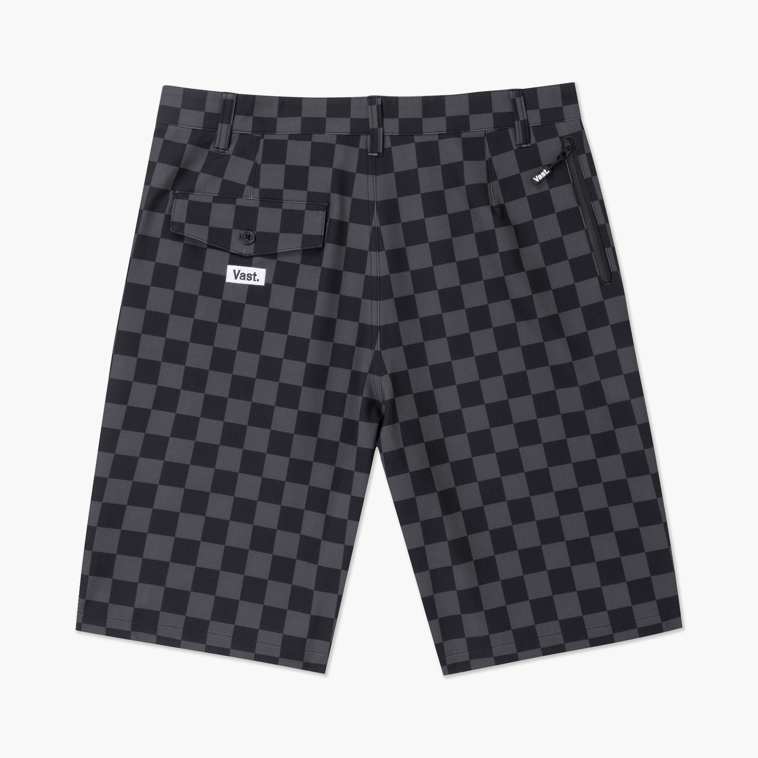 Check Check Hybrid Short - Black