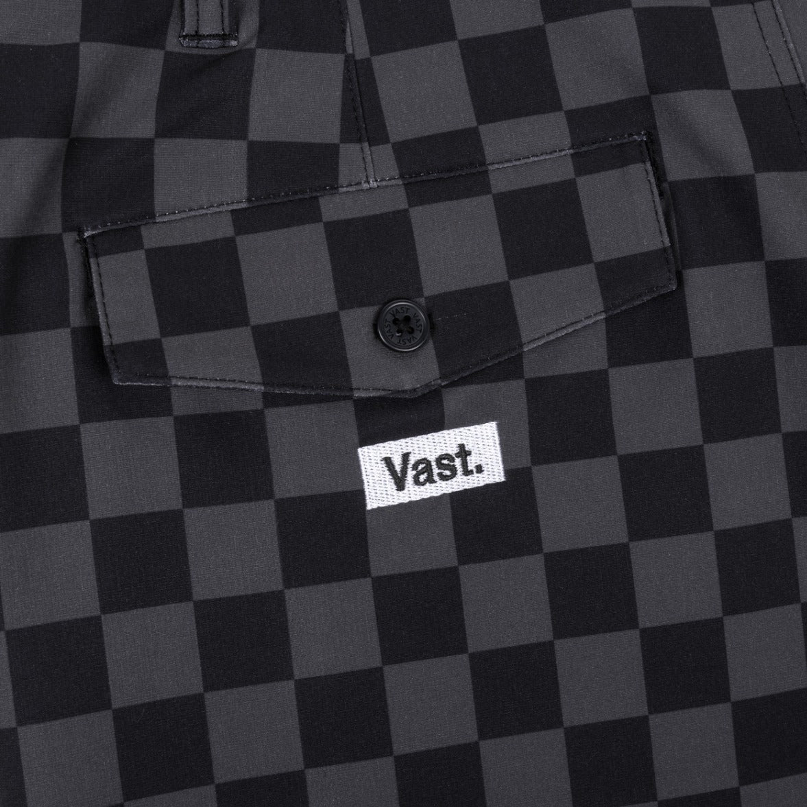 Check Check Hybrid Short - Black