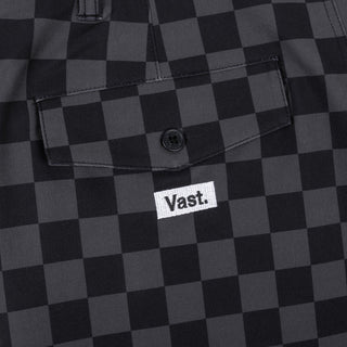 Check Check Hybrid Short - Black