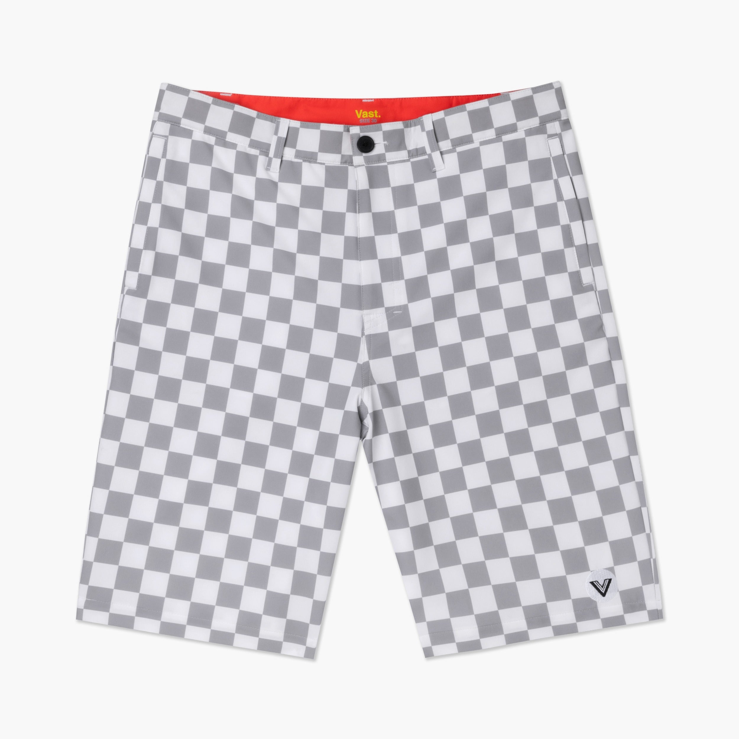 Check Check Hybrid Short - Heather Grey