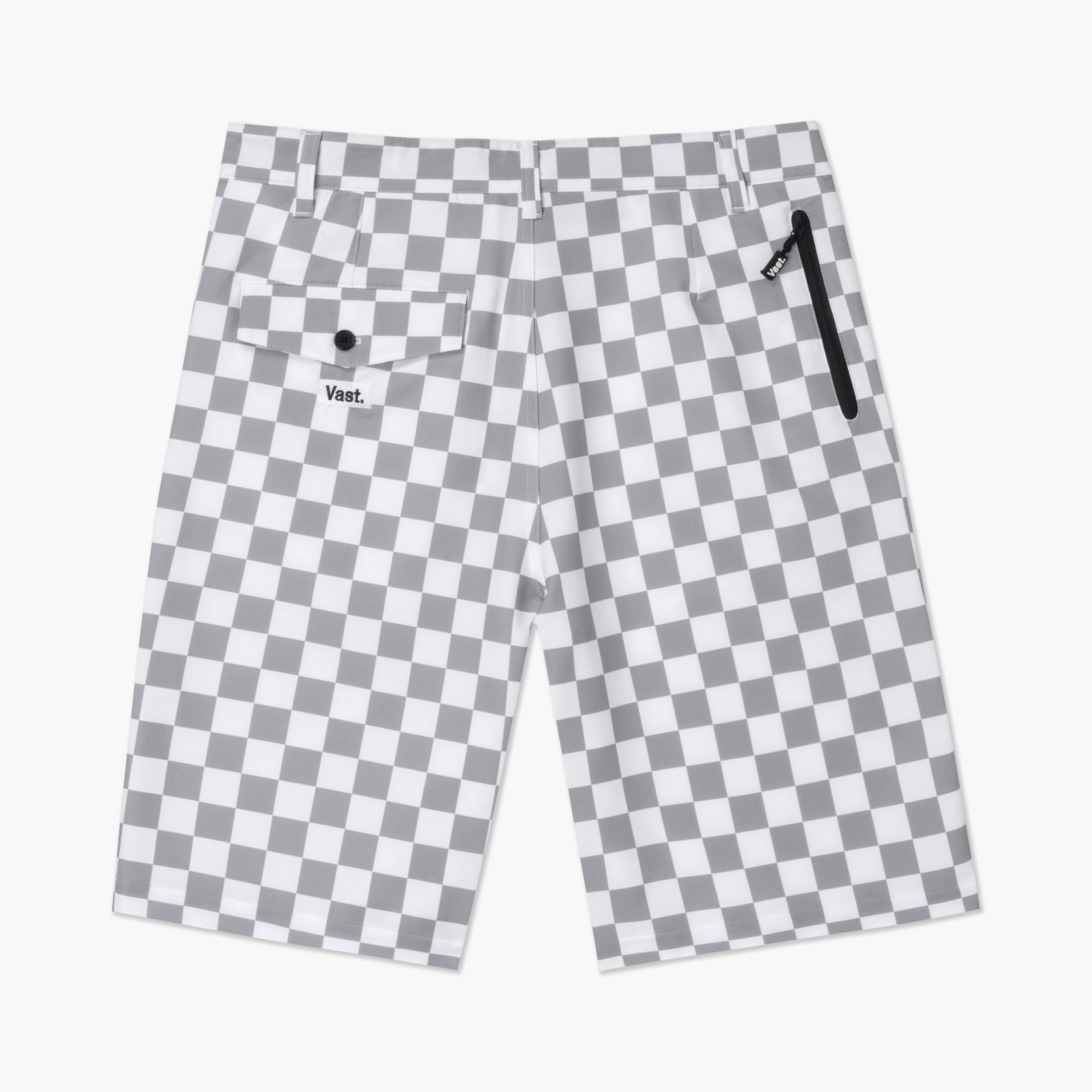 Check Check Hybrid Short - Heather Grey