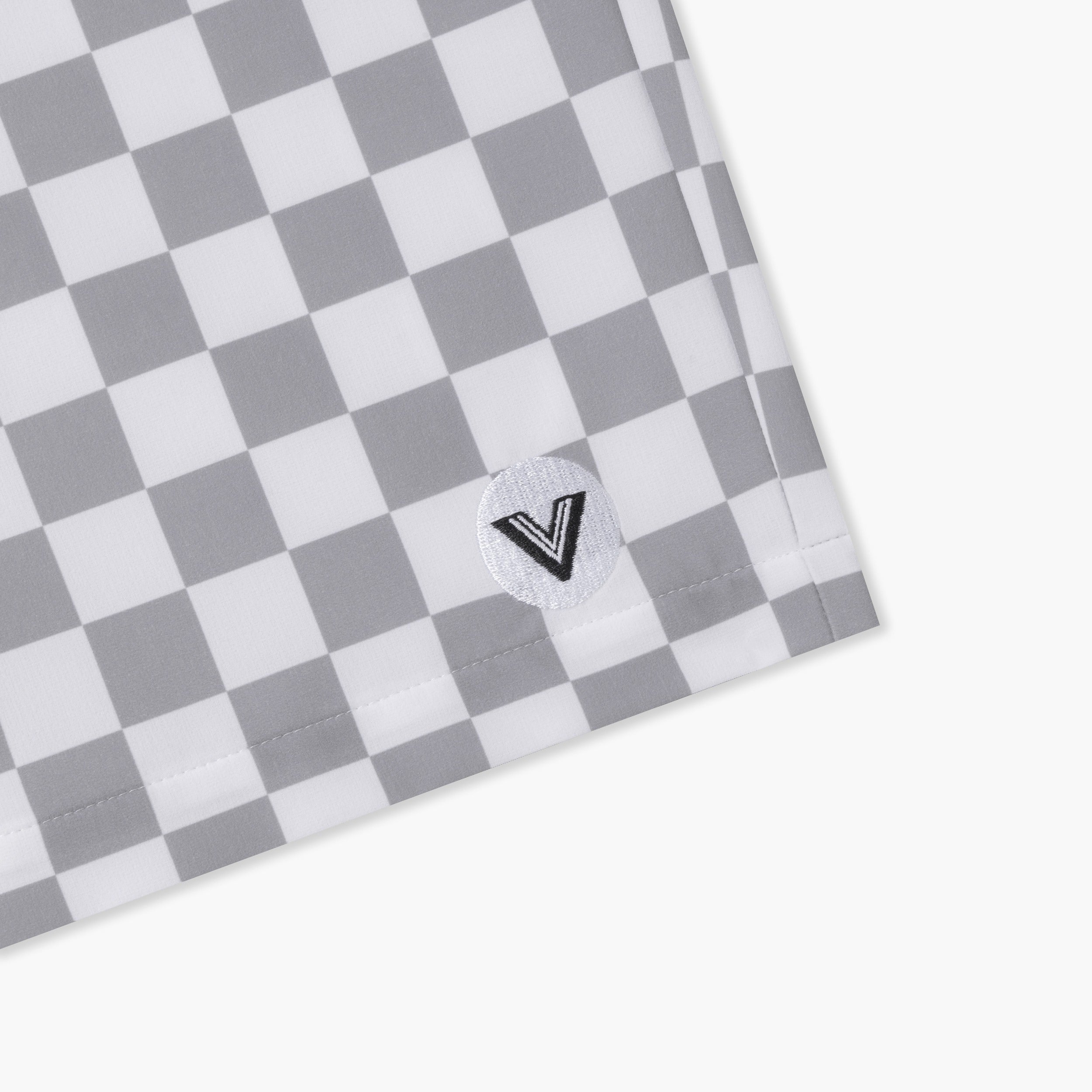 Check Check Hybrid Short - Heather Grey