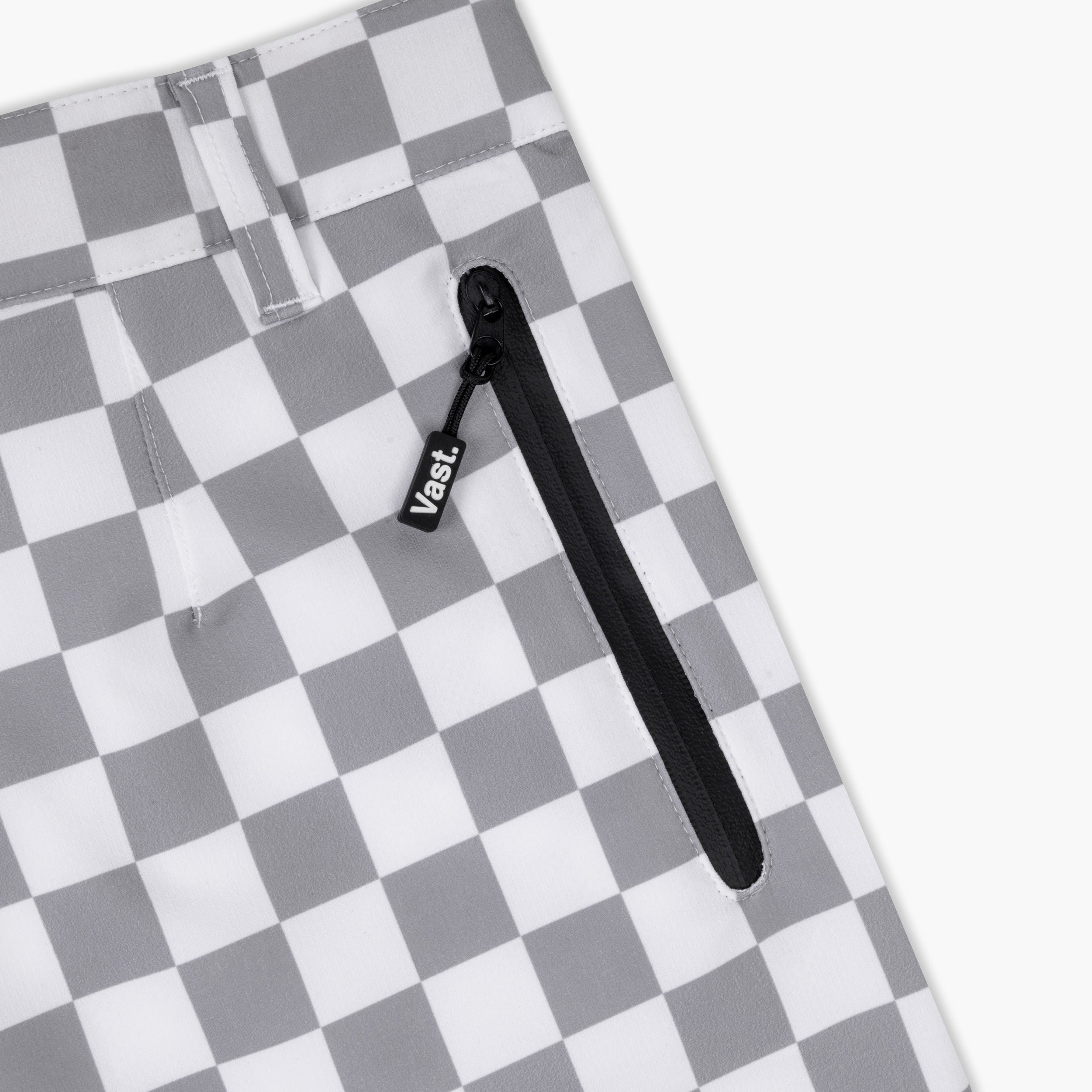 Check Check Hybrid Short - Heather Grey