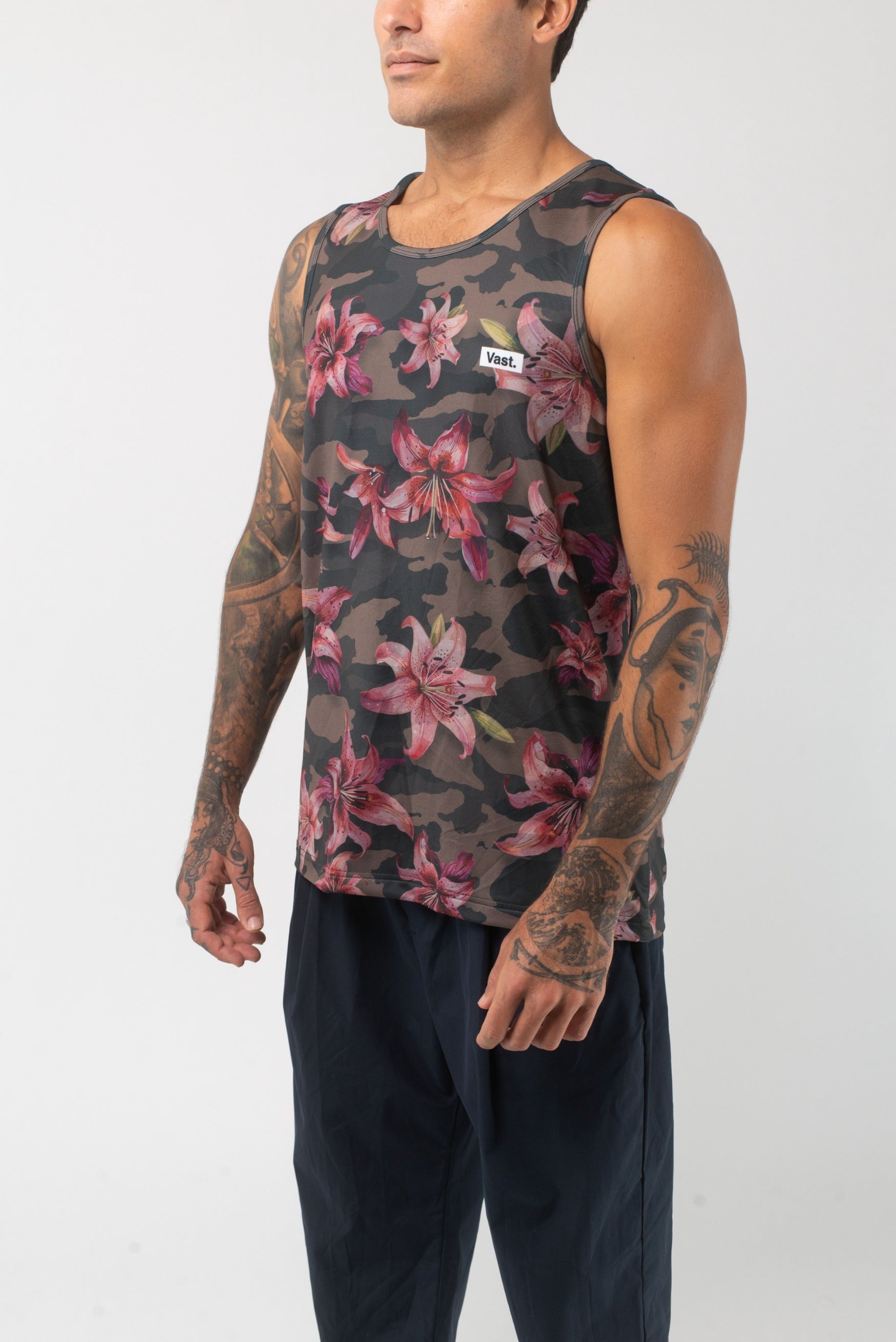Aqua Terra Floral Blend Camo Tech Tank