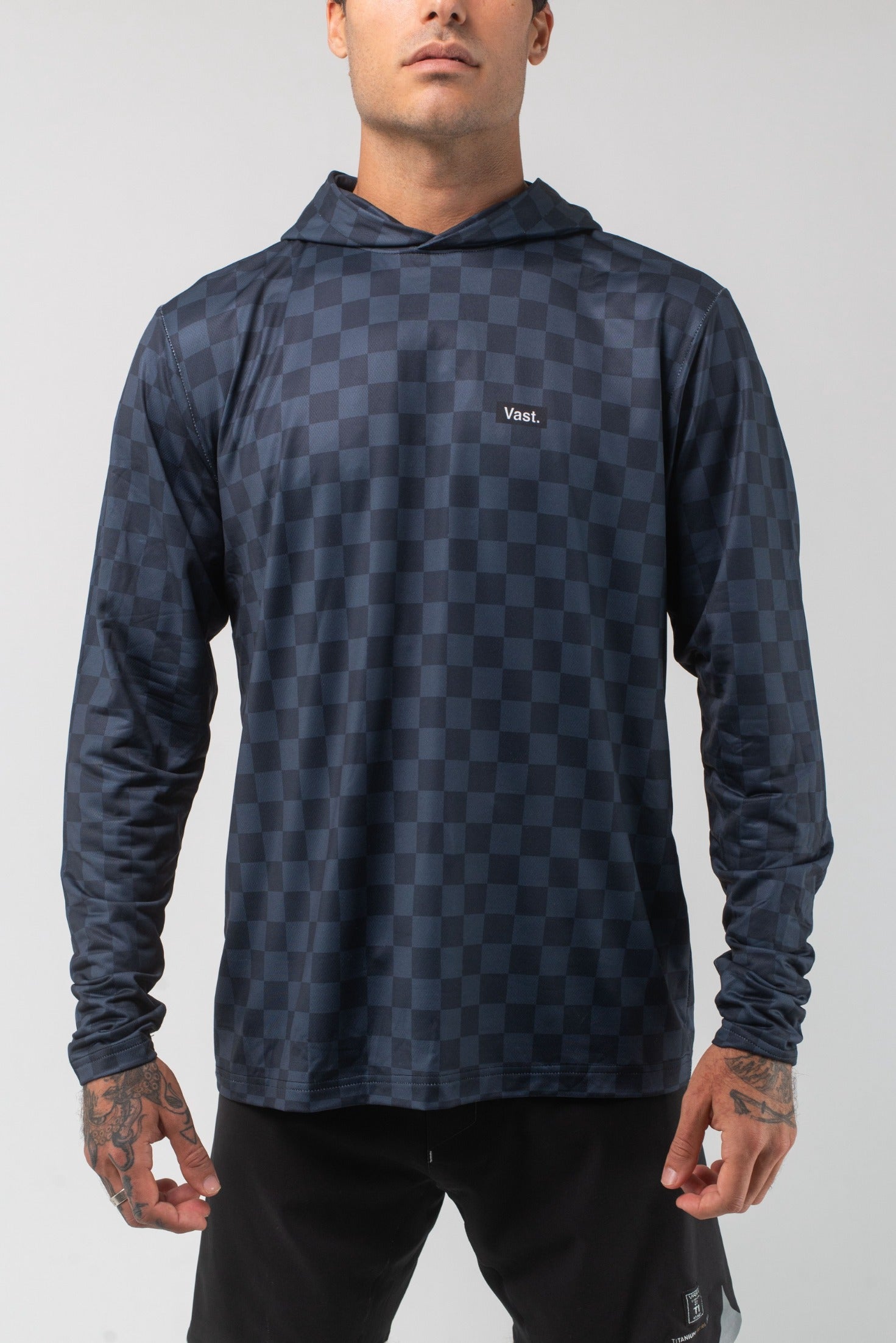 Aqua Terra Lite Check Check Tech Daily Hoodie