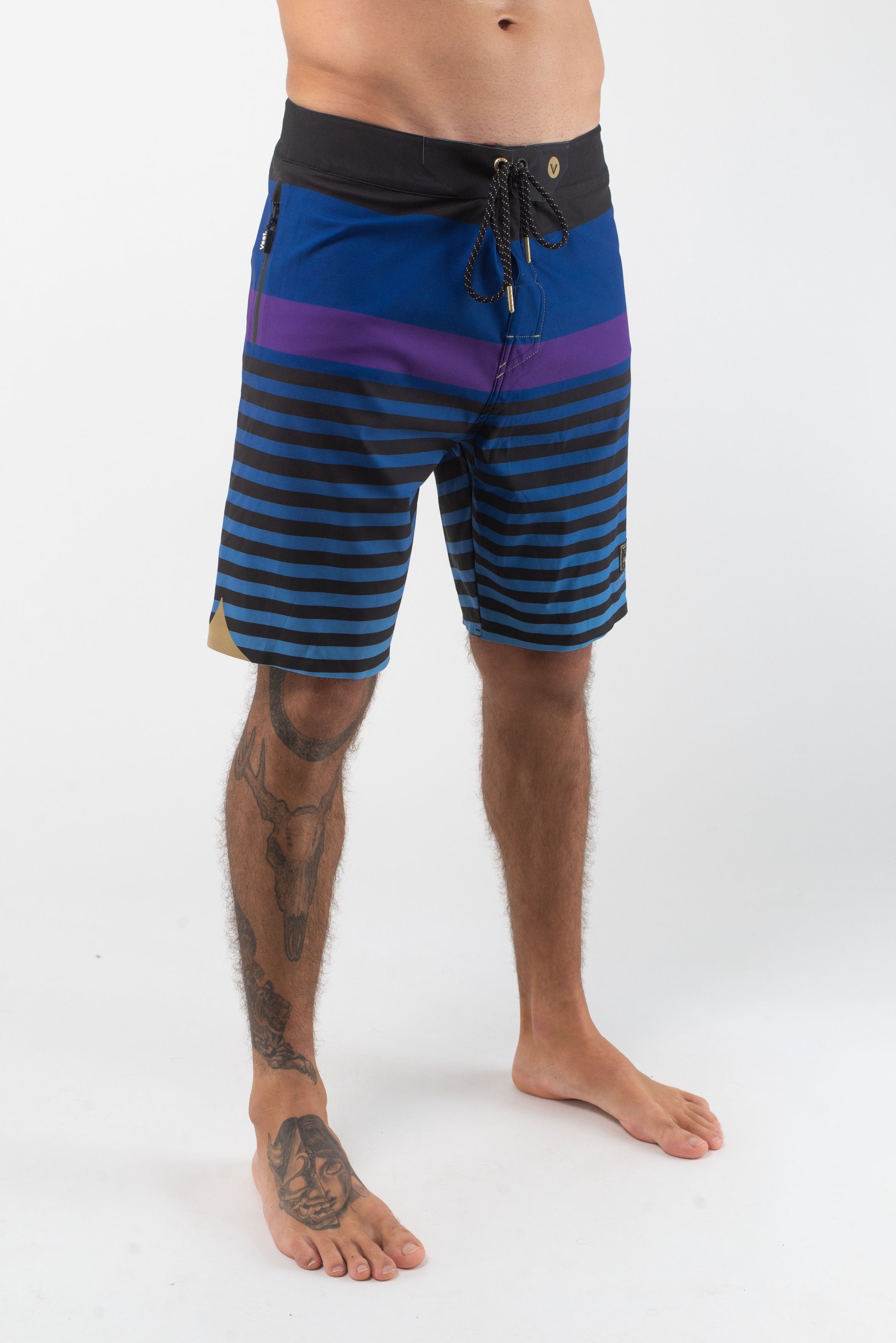 Horie Stripes Gold Boardshort