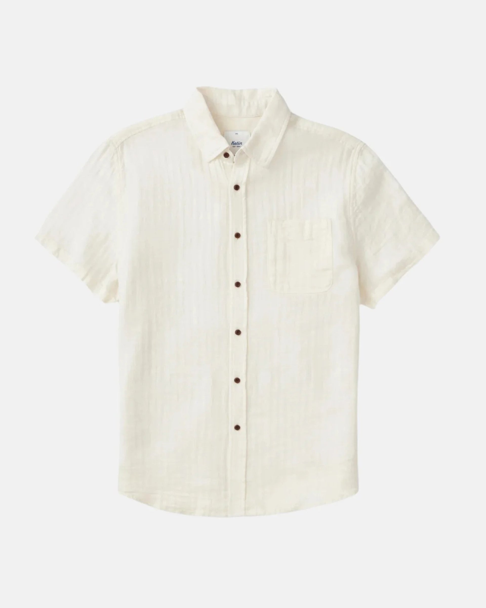 Katin Men's Alan Solid Short Sleeve Shirt - Vintage White