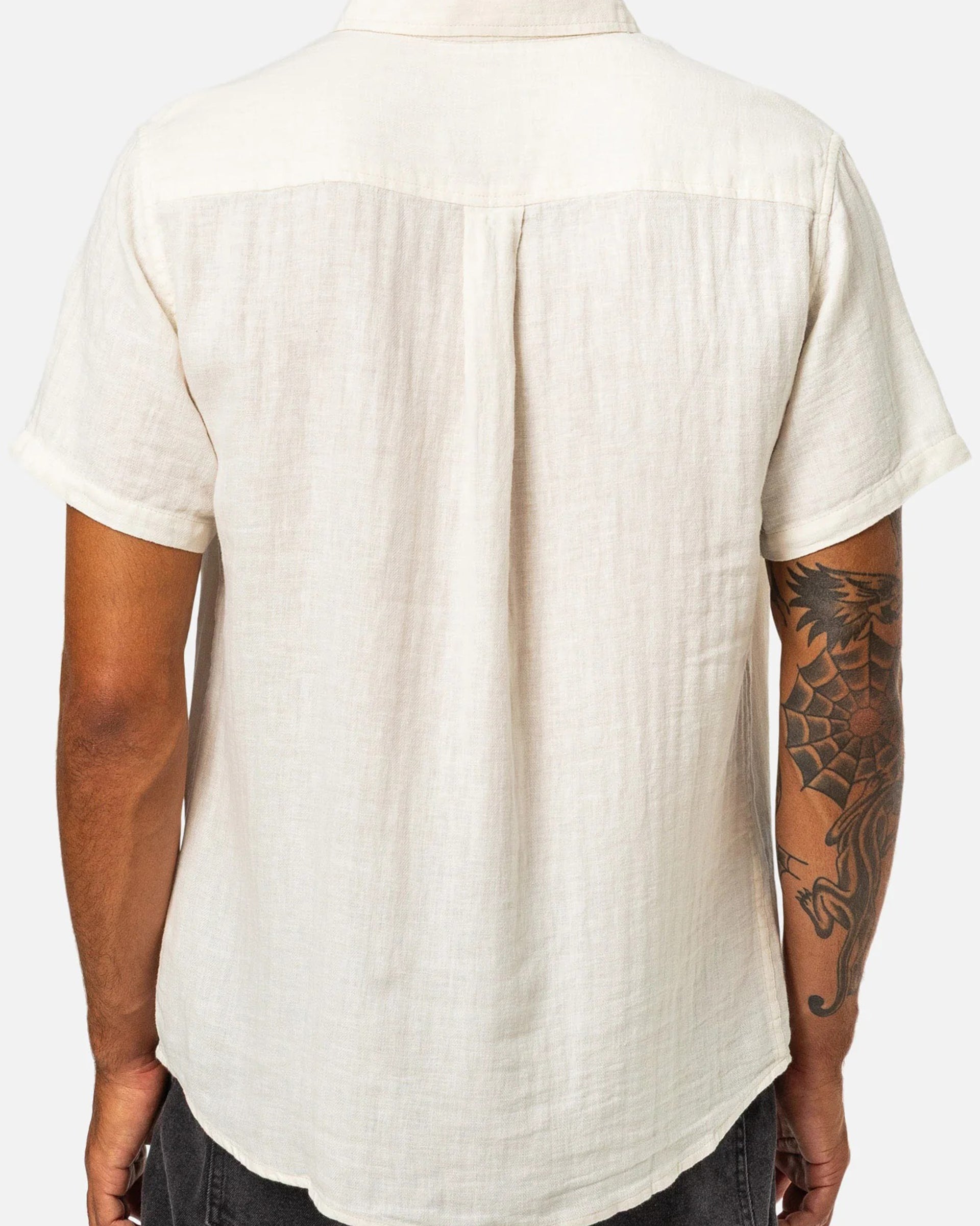 Katin Men's Alan Solid Short Sleeve Shirt - Vintage White