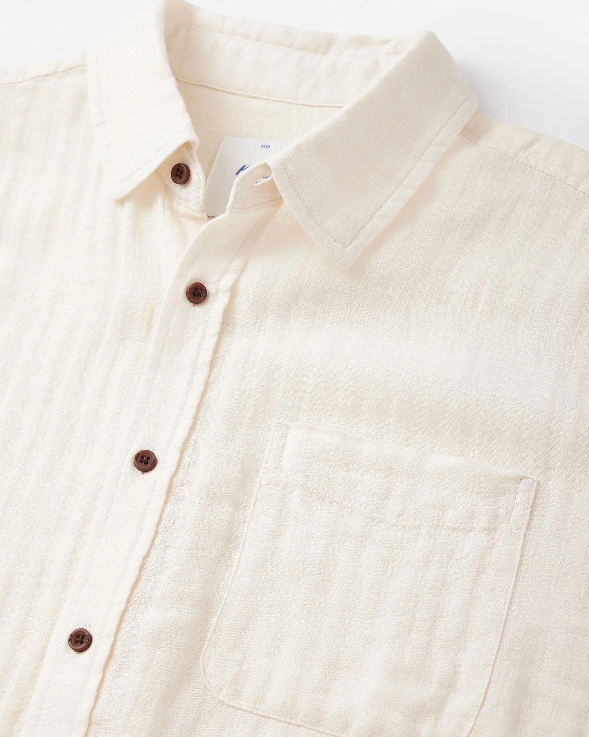 Alan Solid S/S Shirt - Vintage White – Jack's Surfboards