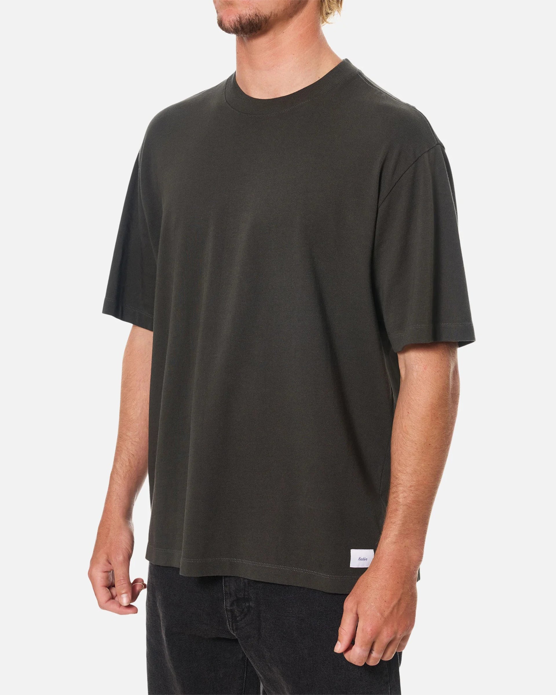 Katin Box Fit Heritage Short Sleeve T-Shirt - Black Wash