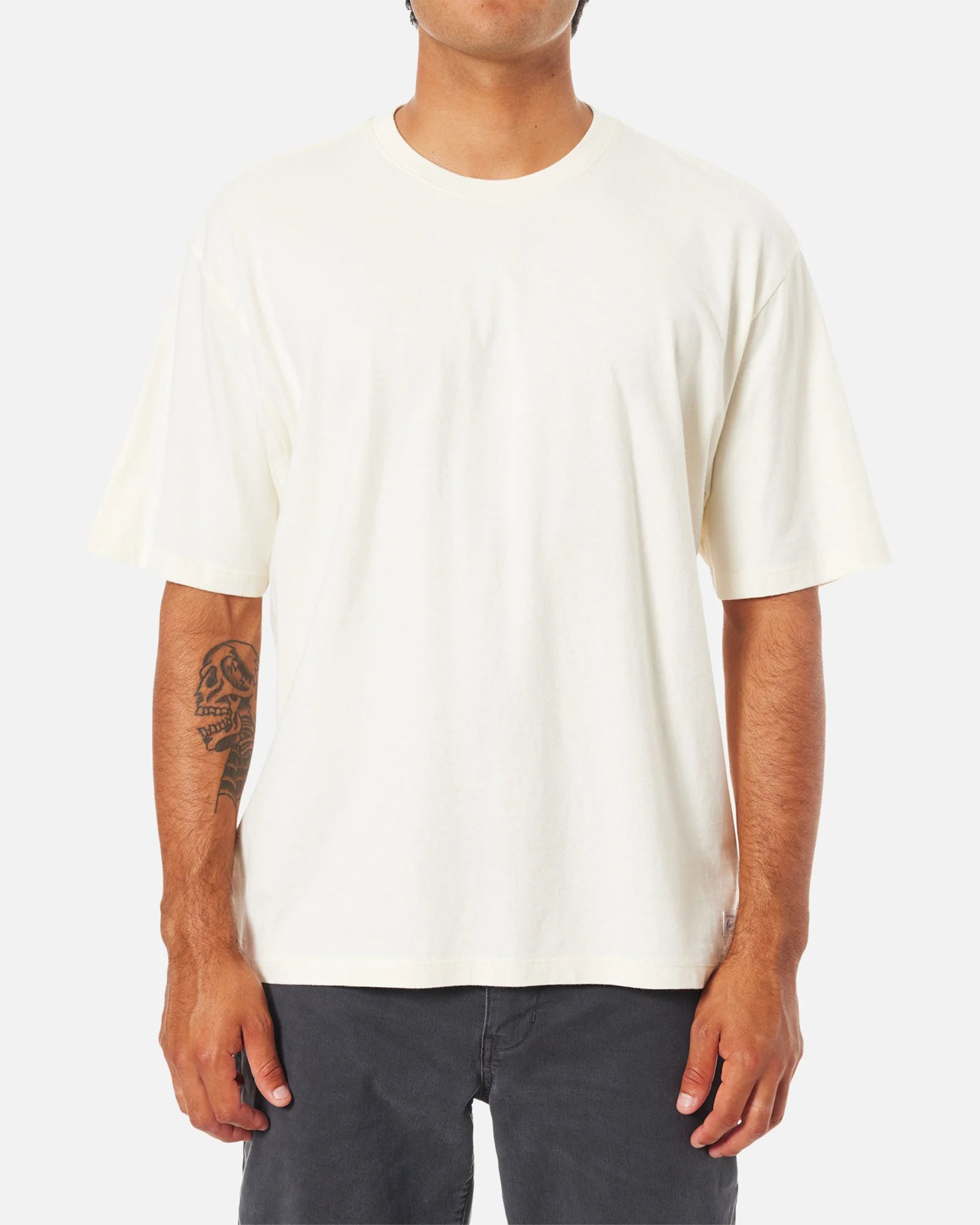 Katin Box Fit Heritage S/S T-Shirt - Vintage White