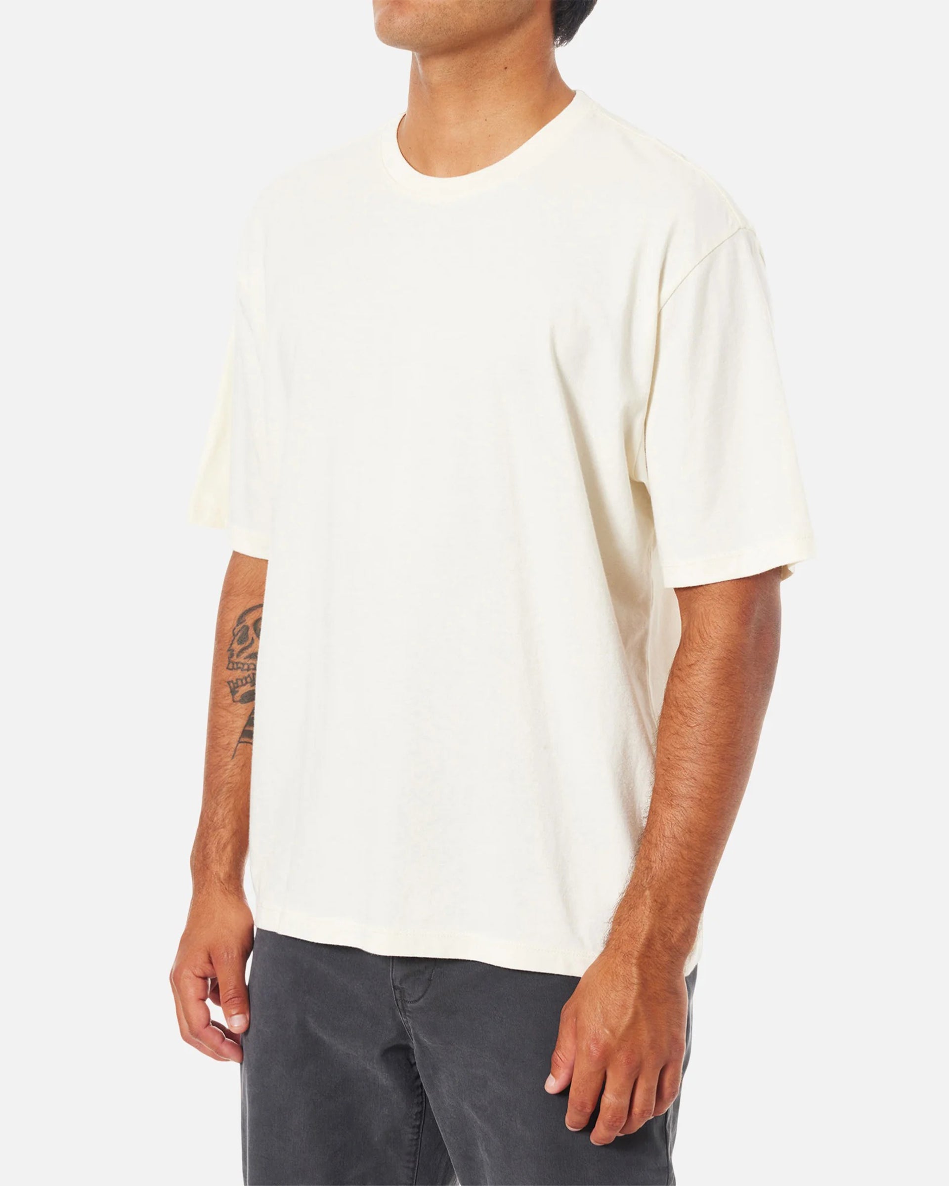 Katin Box Fit Heritage S/S T-Shirt - Vintage White
