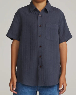 Katin Boy's (8-16) Alan Solid Shirt - Washed Blue