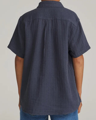 Katin Boy's (8-16) Alan Solid Shirt - Washed Blue