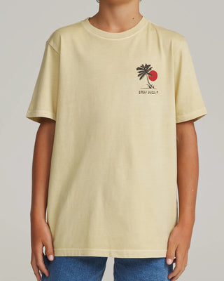 Katin Boy's (8-16) Bien S/S T-Shirt - Dusty Yellow Vintage Wash