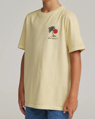 Katin Boy's (8-16) Bien S/S T-Shirt - Dusty Yellow Vintage Wash
