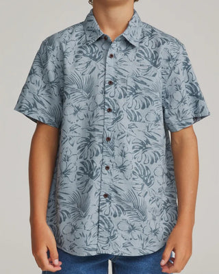 Boy's (8-16) Moco Shirt - Gray Blue