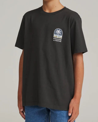 Katin Boy's (8-16) Passage Short Sleeve T-Shirt - Black Wash