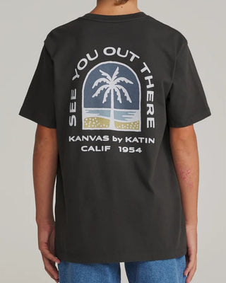 Katin Boy's (8-16) Passage Short Sleeve T-Shirt - Black Wash