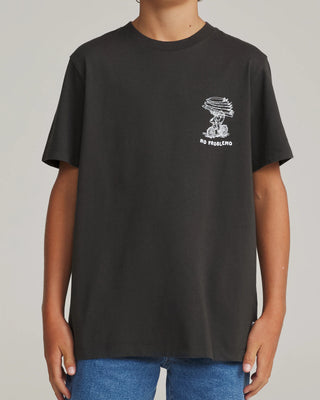 Boy's (8-16) Trek S/S T-Shirt - Black Wash