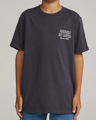 Katin Boy's (8-16) Yesterday Short Sleeve T-Shirt - Polar Navy Vintage Wash