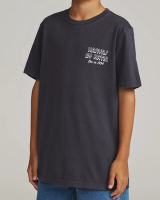 Katin Boy's (8-16) Yesterday Short Sleeve T-Shirt - Polar Navy Vintage Wash