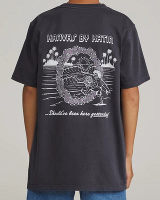 Katin Boy's (8-16) Yesterday Short Sleeve T-Shirt - Polar Navy Vintage Wash