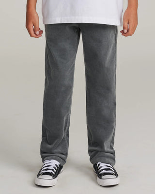 Katin Boy's (8-16) Pipeline Corduroy Pant - Graphite