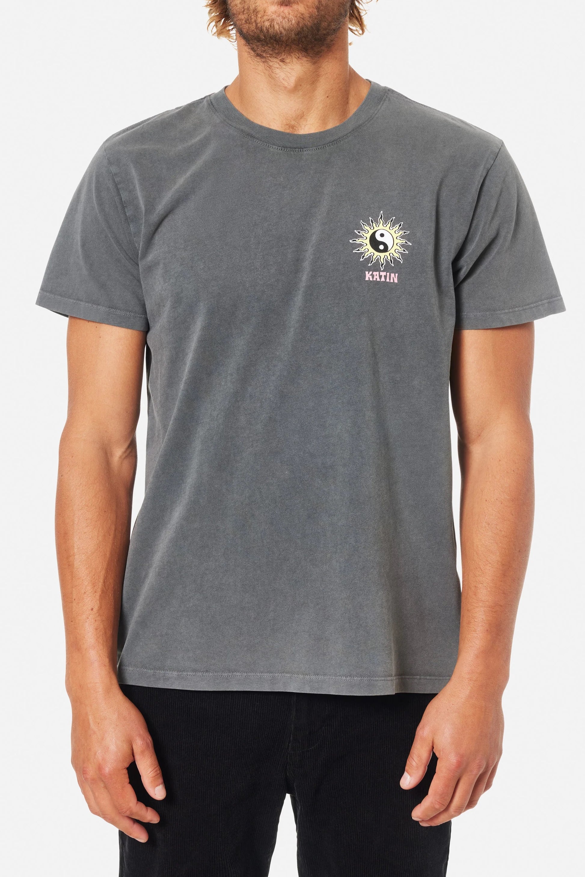 Katin Poise Short Sleeve T-Shirt - Black Sand Wash