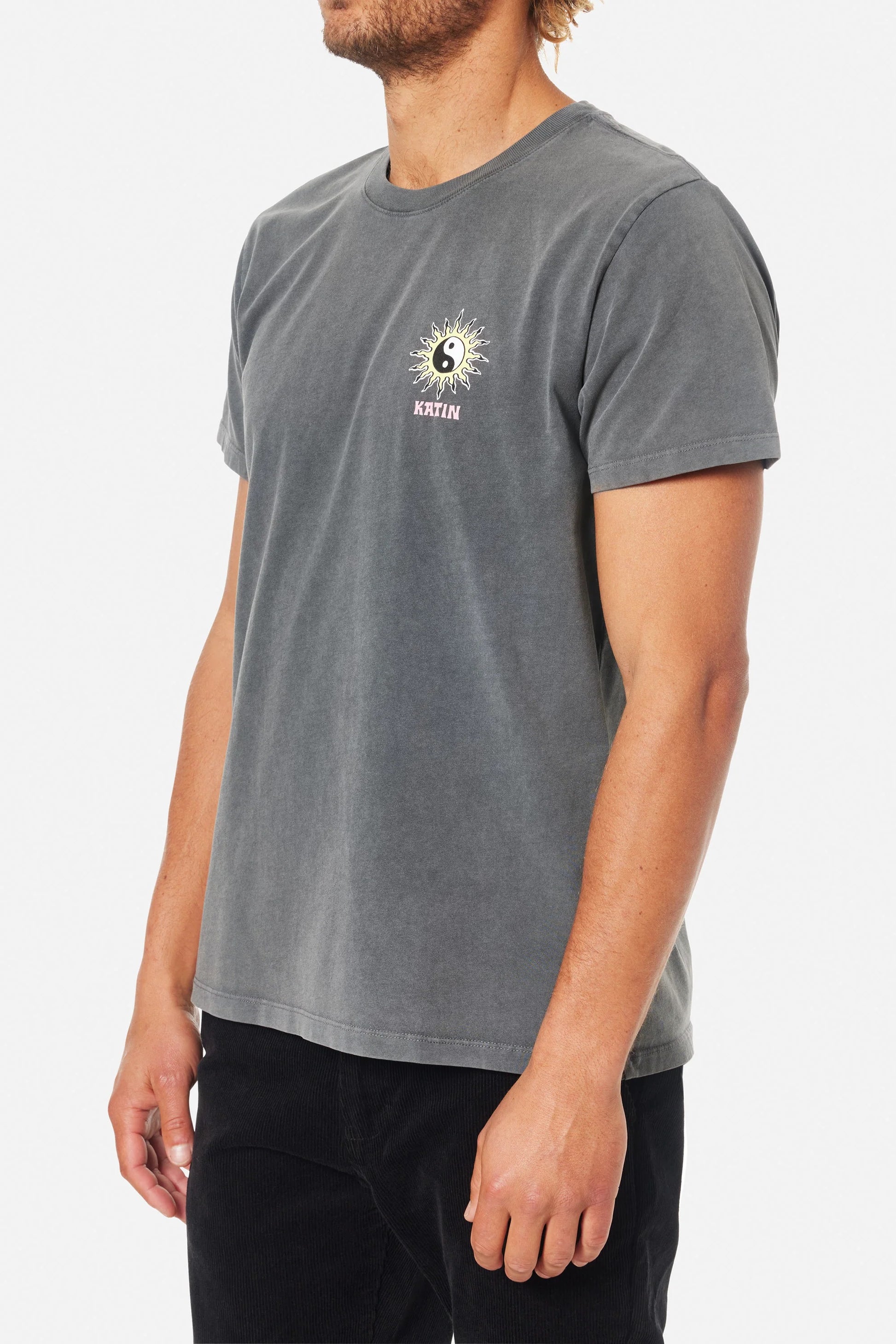 Katin Poise Short Sleeve T-Shirt - Black Sand Wash