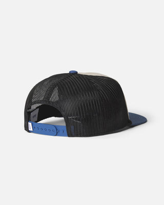 Service Trucker Hat - Vintage White/Washed Blue