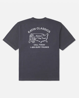 Katin States Box Fits S/S T-Shirt - Polar Navy Vintage Wash