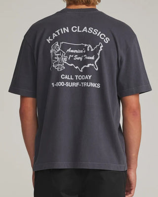 Katin States Box Fits S/S T-Shirt - Polar Navy Vintage Wash