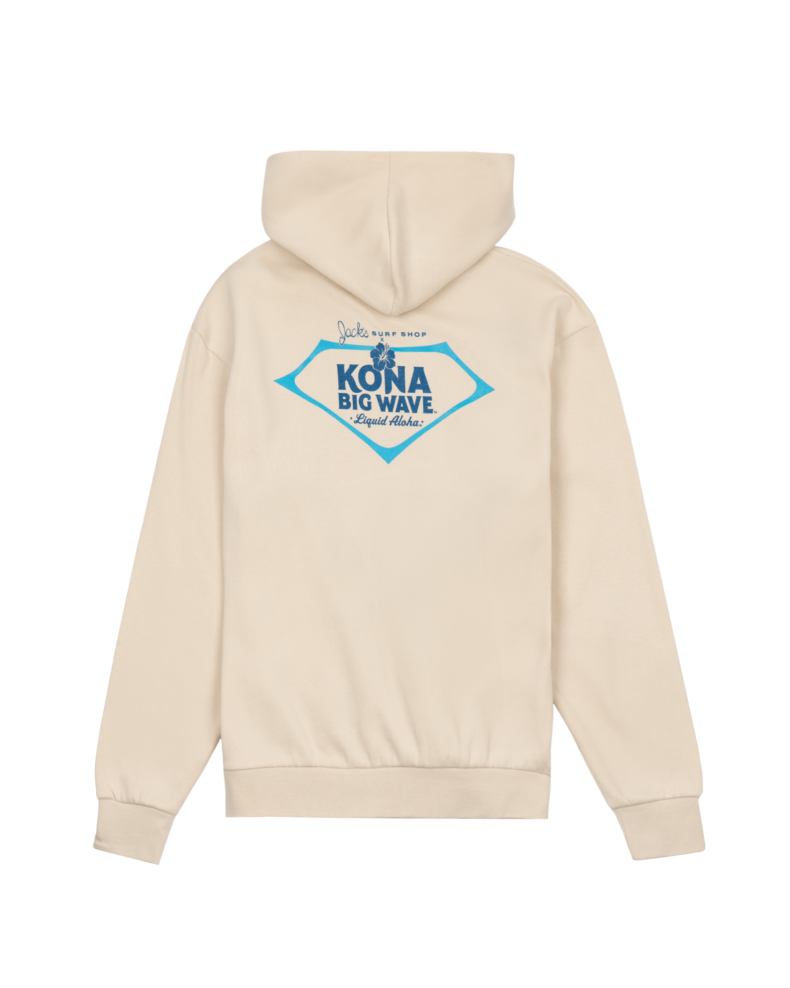 Kona Brewing X Jack's Men's "Kona Lam" Pullover Hoodie- Natural