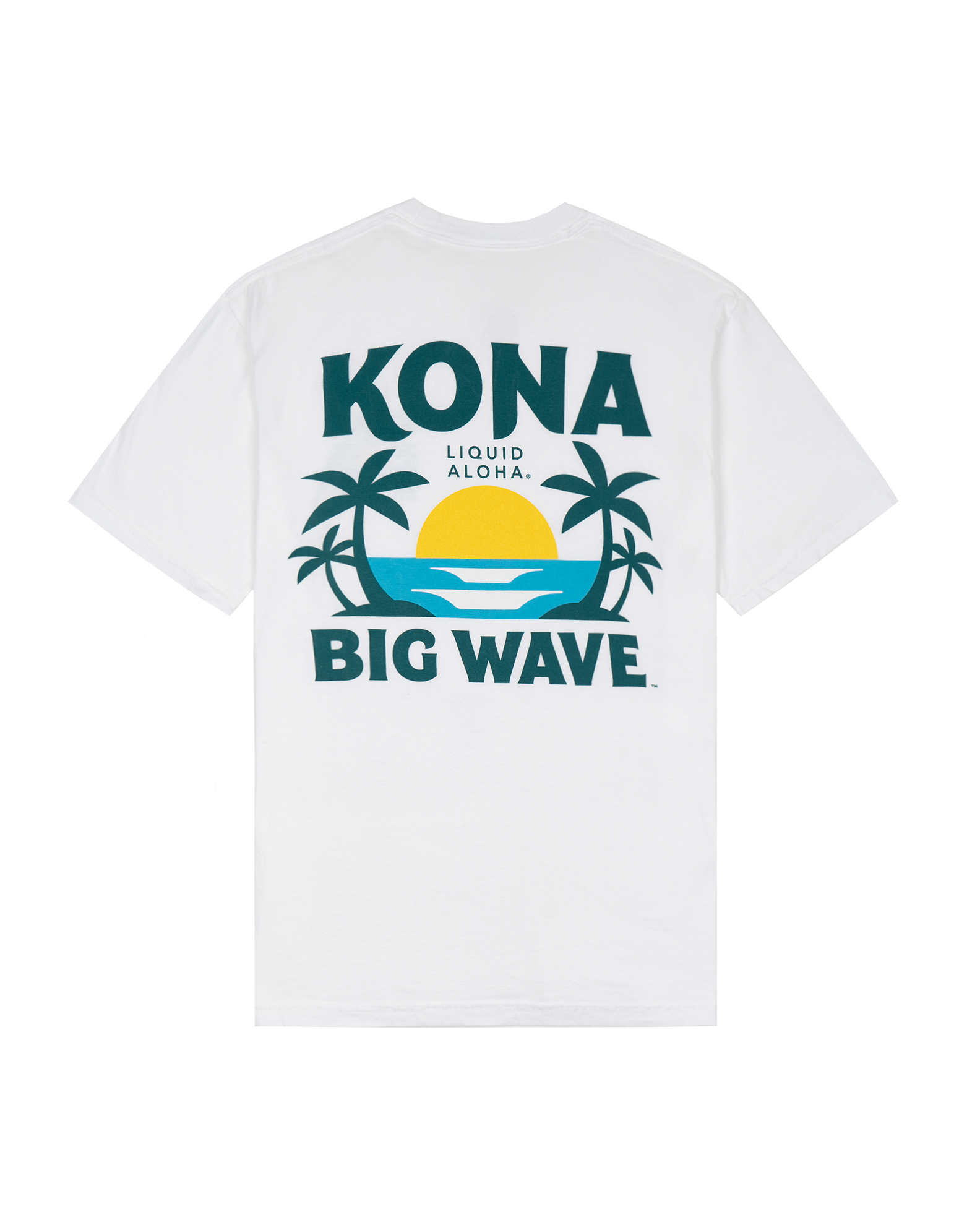 Kona Brewing x Jack's Men's "Liquid Aloha" Short Sleeve T-Shirt- White